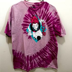 Hunter X Hunter Pink Tie-dye Hisoka t-shirt in Large